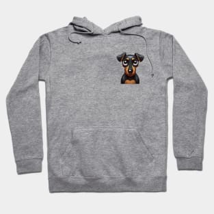 Small Version - Delightful Doberman Pawsomeness Hoodie